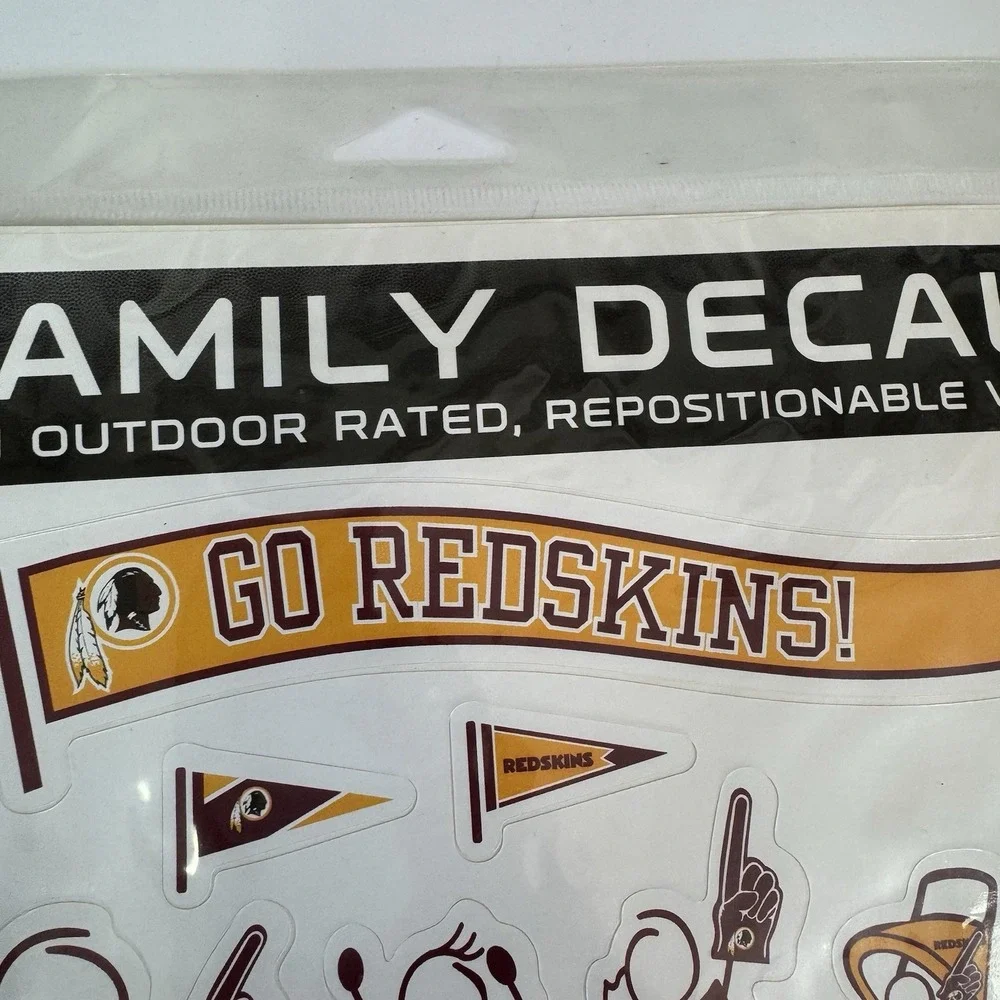 NFL Washington Redskins Family Spirit Window Decals Football Commanders Car New